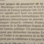 Le procureur général près de la cour d’appel d’antananrivo PGCA ne peut pas se substituer au procureur de la république