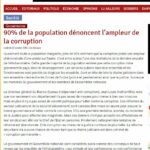 90 % de la population dénoncent l’ampleur de la corruption à Madagascar – Madagascar Matin du 23 octobre 2025