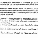 NEXTHOPE RANARISON Tsilavo n’a pas précisé l’alinéa de l’article 32 de la loi sur la presse